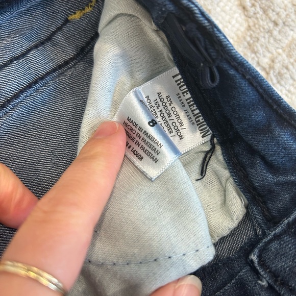 True religion brand jeans girl 8 denim jean pants - Picture 6 of 8